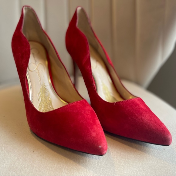 Jessica Simpson red stiletto 👠 - Picture 2 of 4